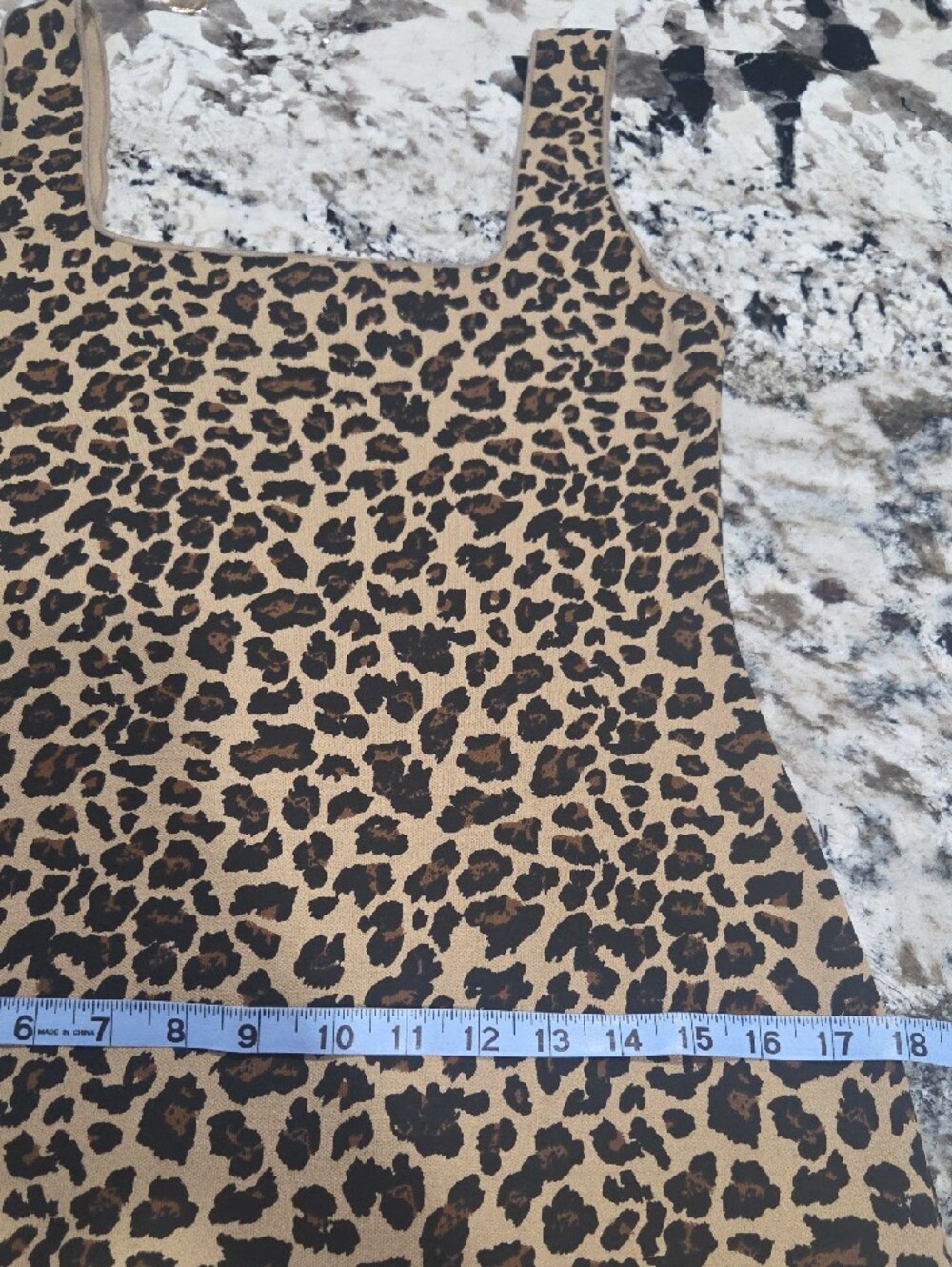 Moschino Leopard Print Mini Dress in Brown and Black - Picture 6 of 7